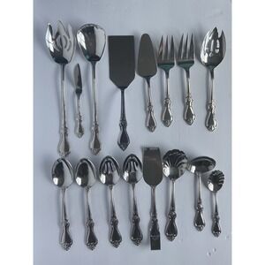 Reed & Barton 18/10 Stainless  Flatware Serving Set 16 Pieces